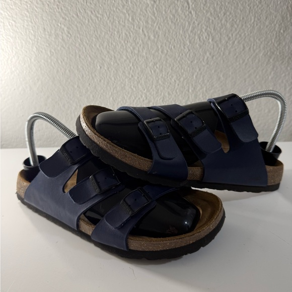 Birkenstock Navy Blue Sandals - Picture 3 of 10